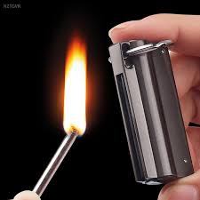 New Portable Metal Waterproof Permanent Lighter Keychain