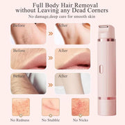 2 in 1 Dual Head Shaver Women