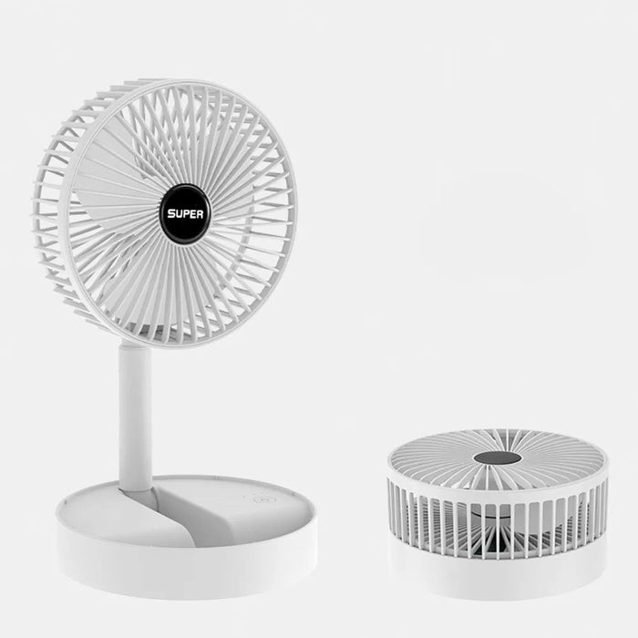 Rechargeable Mini Folding Telescopic Fan USB Rechargeable Floor Fan