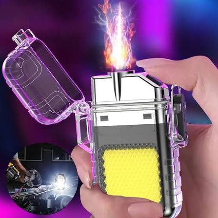 Electric Lighter USB Rechargeable & Flash Light