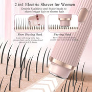 2 in 1 Dual Head Shaver Women