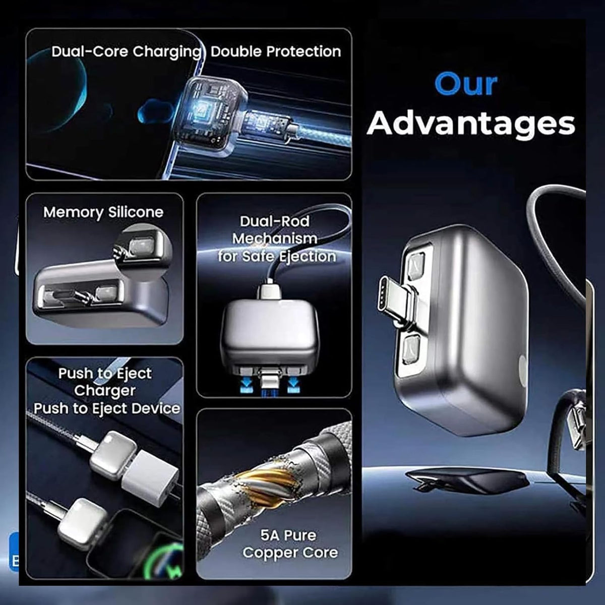 Auto Stop Charging Adapter